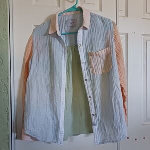 Rails  Women's Bermuda Top Colorblock SZ S Great Conditions